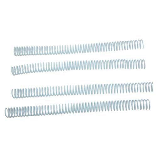 18mm White 4:1 Pitch Spiral Binding Coil - 100pk
