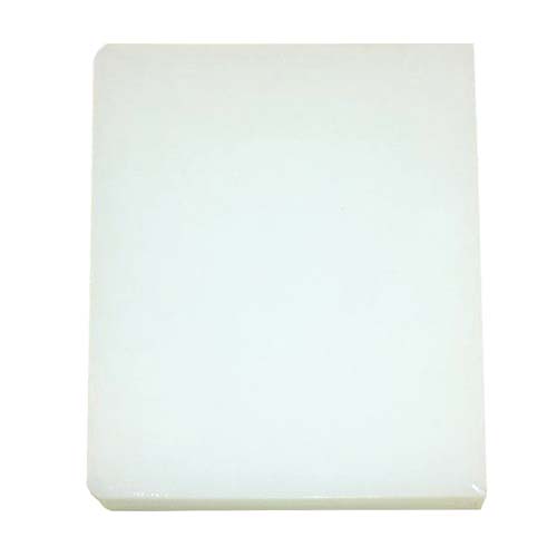 19mil Clear Leather Grain Poly Covers - 8.75" x 11.25"