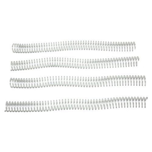 19mm Clear 4:1 Pitch Spiral Binding Coil - 100pk