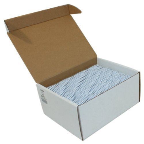 19mm White 4:1 Pitch Spiral Binding Coil - 100pk