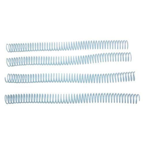 19mm White 4:1 Pitch Spiral Binding Coil - 100pk