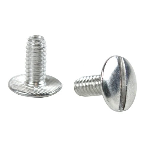 2-1/2" Silver Aluminum Screw Posts - 100pk