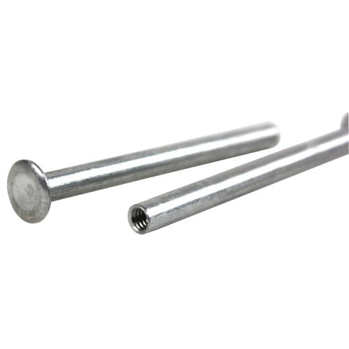 2-1/2" Silver Aluminum Screw Posts - 100pk