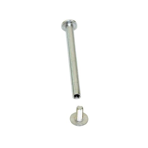 2-1/4" Silver Aluminum Screw Posts - 100pk