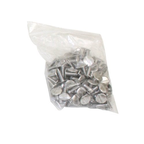 2-1/4" Silver Aluminum Screw Posts - 100pk