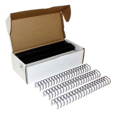 3/8" 2:1 Pitch Twin Loop Wire - 100pk