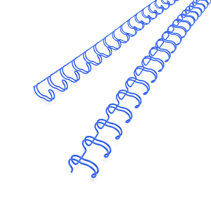 Blue 5/16" 2:1 Pitch Twin Loop Wire - 100pk