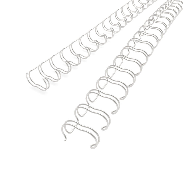 Pewter 2:1 Pitch Twin Loop Wire