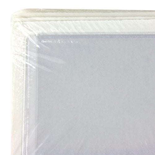 2-7/8" x 4-1/2" Crystal Clear Adhesive Vinyl Pockets 100pk