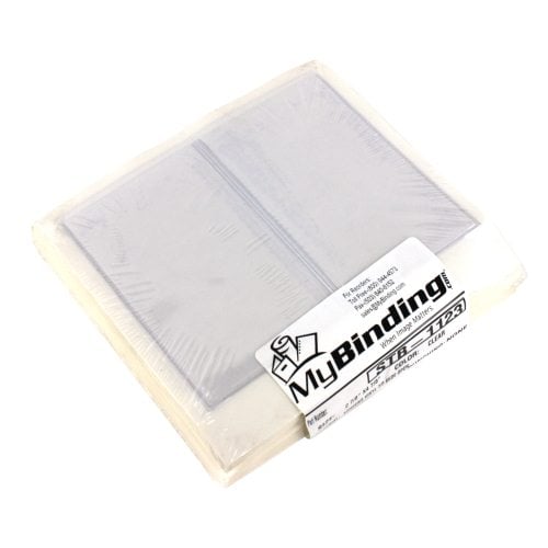 2-7/8" x 4-7/8" Adhesive Crystal Clear Vinyl Pockets - 100pk