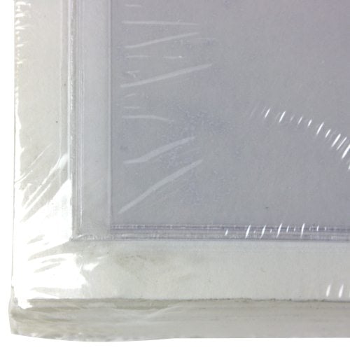 2-7/8" x 4-7/8" Adhesive Crystal Clear Vinyl Pockets - 100pk