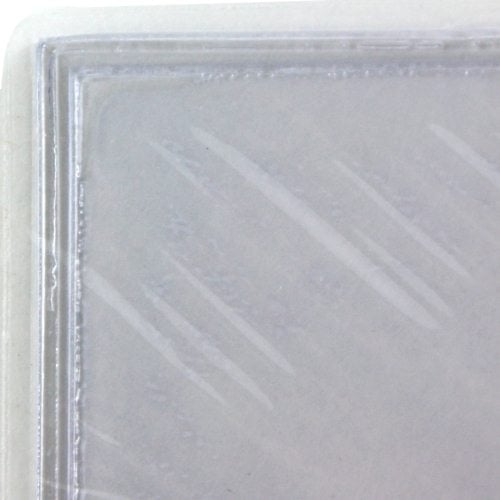 2-7/8" x 4-7/8" Adhesive Crystal Clear Vinyl Pockets - 100pk