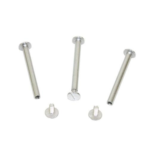 2" Silver Aluminum Screw Posts - 100pk