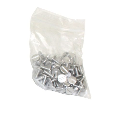 2" Silver Aluminum Screw Posts - 100pk