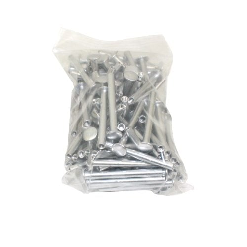 2" Silver Aluminum Screw Posts - 100pk