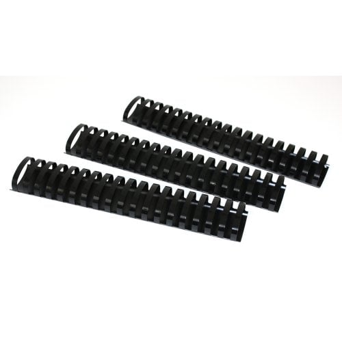 2" Black Plastic Binding Combs - 40pk
