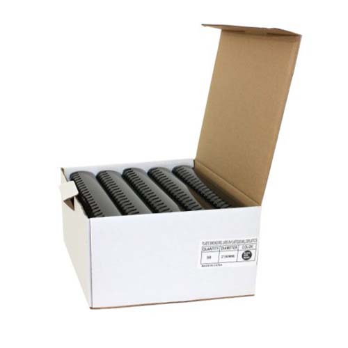 2" Black Plastic Binding Combs - 40pk