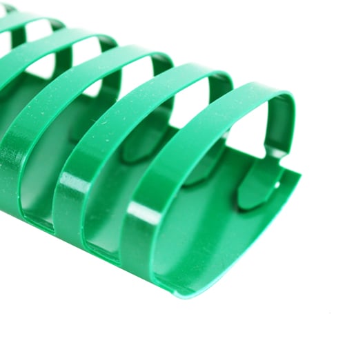 2" Green Plastic Binding Combs - 50pk