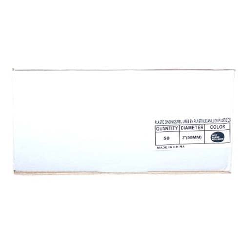 2" Navy Plastic Binding Combs - 40pk