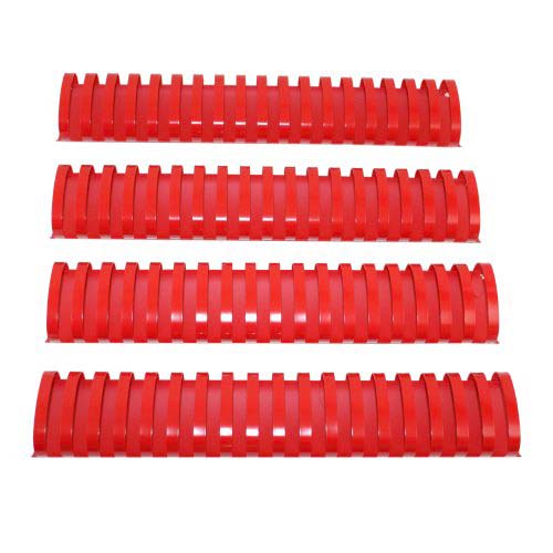 2" Red Plastic Binding Combs - 40pk