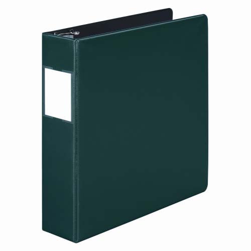 2" Wilson Jones Hunter Green Heavy Duty Opaque D-Ring Binders - 6pk