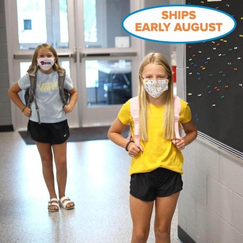 2-Layer Sublimation Face Mask for Kids - 10/Pack