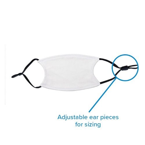 2-Layer Sublimation Face Mask for Kids - 10/Pack