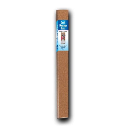2" x 20" Cork Message Bulletin Bars - 72pk