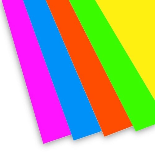 20" x 30" Neon Colored 3/16" Thick Foam Board Sheets