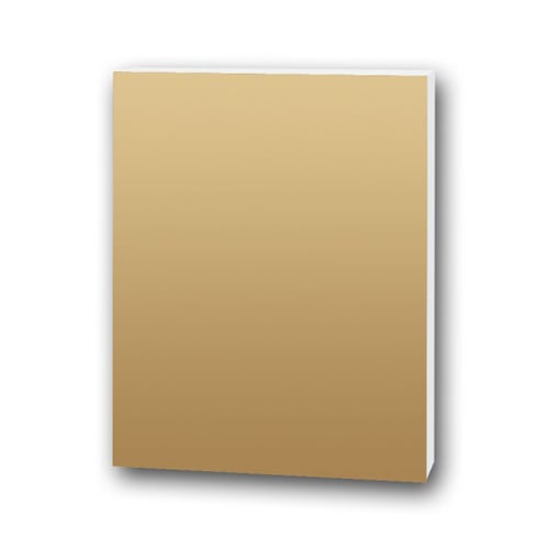 20" x 30" Gold 3/16" Thick Foam Board Sheets - 25pk