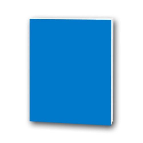 20" x 30" Neon Blue 3/16" Thick Foam Board Sheets - 25pk