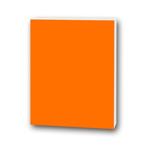 20" x 30" Neon Orange 3/16" Thick Foam Board Sheets - 25pk