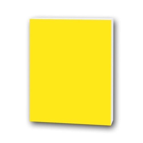 20" x 30" Neon Yellow 3/16" Thick Foam Board Sheets - 25pk