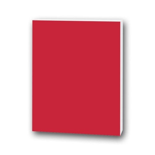 20" x 30" Red 3/16" Thick Foam Board Sheets - 25pk