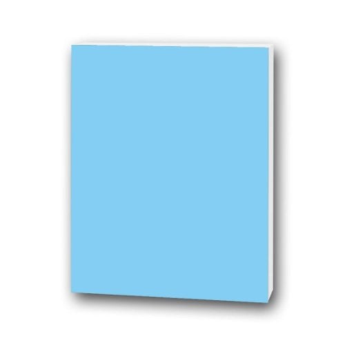 20" x 30" Sky Blue 3/16" Thick Foam Board Sheets - 25pk