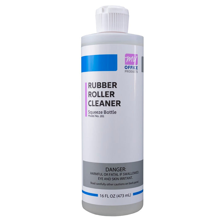 16oz Rubber Roller Cleaner Squeeze Bottle for Paper Folders and Bursters