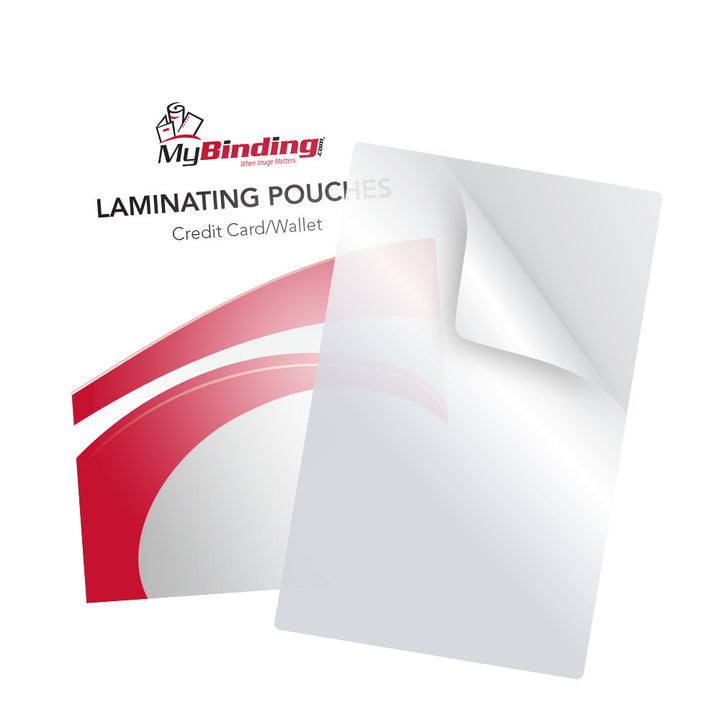 5mil Credit Card Sticky Back Laminating Pouches - 100pk