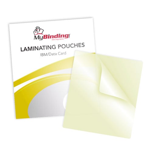 5mil Data Card Sticky Back Laminating Pouches