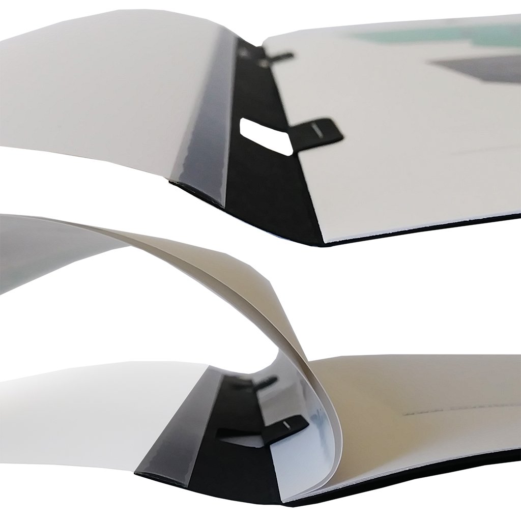 Black Eco-Friendly Staple Report Covers with FREE Stapler