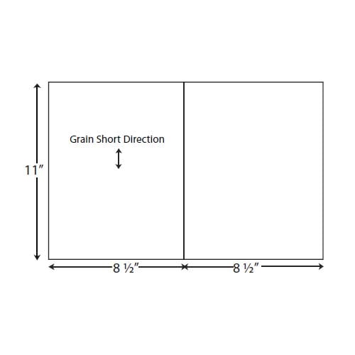 20lb 11" X 17"  Vertical Perforated Paper 8 1/2" from left - 2500 sheets