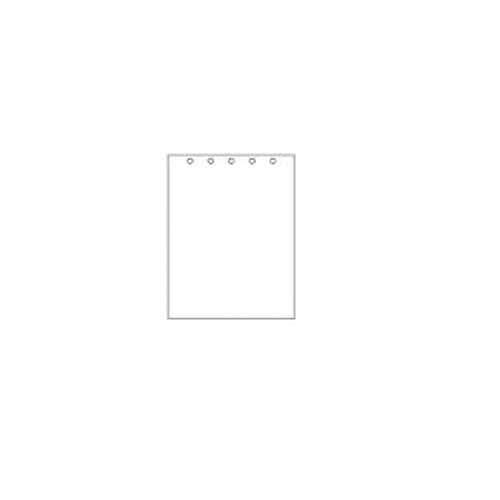 20lb Pre Punched 5 Hole Top 8.5" X 11" - 1/4" Hole Paper