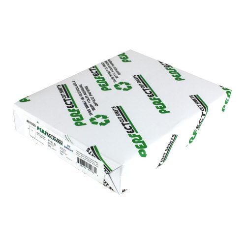 20lb Vertical 8.5" X 11" Perforated Paper 5/8" from left - 2500 sheets