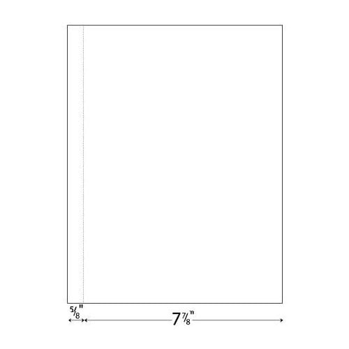 24lb Vertical 8.5" X 11" Perforated Paper