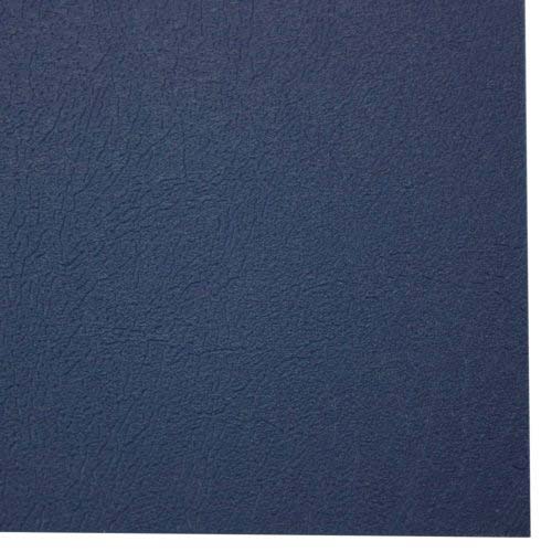 20mil Navy Leather Grain Poly 8.5" x 11" Covers (50pk)