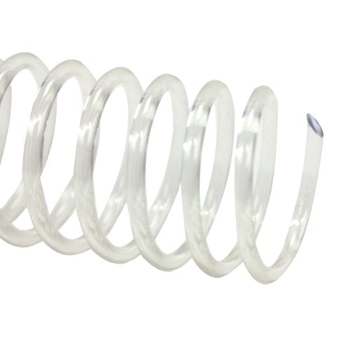 20mm Clear 4:1 Pitch Spiral Binding Coil - 100pk