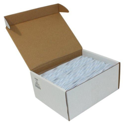 20mm White 4:1 Pitch Spiral Binding Coil - 100pk