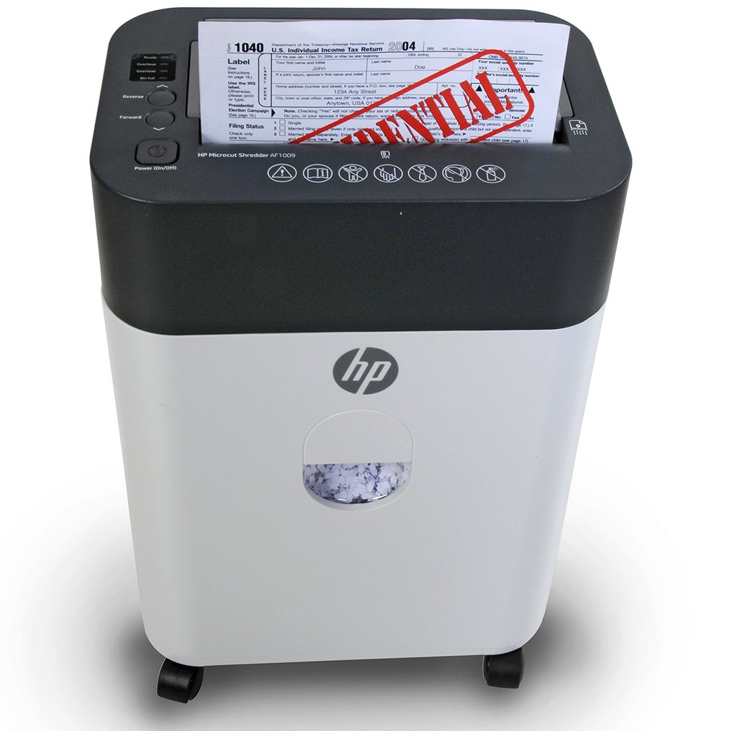 HP AF1009 Microcut Auto-Feed 9-Sheet Paper Shredder