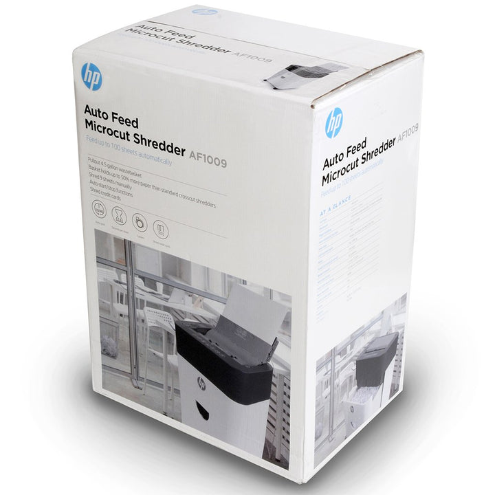 HP AF1009 Microcut Auto-Feed 9-Sheet Paper Shredder