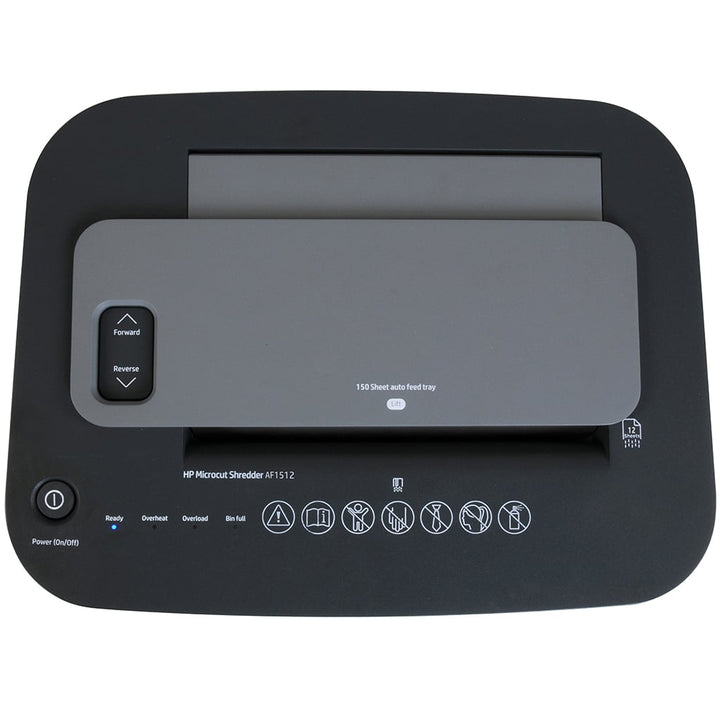 HP AF1512 Microcut Auto-Feed 12 Sheet Paper Shredder - Clearance Sale
