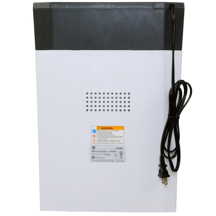 HP AF808 Microcut Auto-Feed 8-Sheet Paper Shredder - Clearance Sale